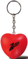 Key Chains: Heart Stress Ball Keychains